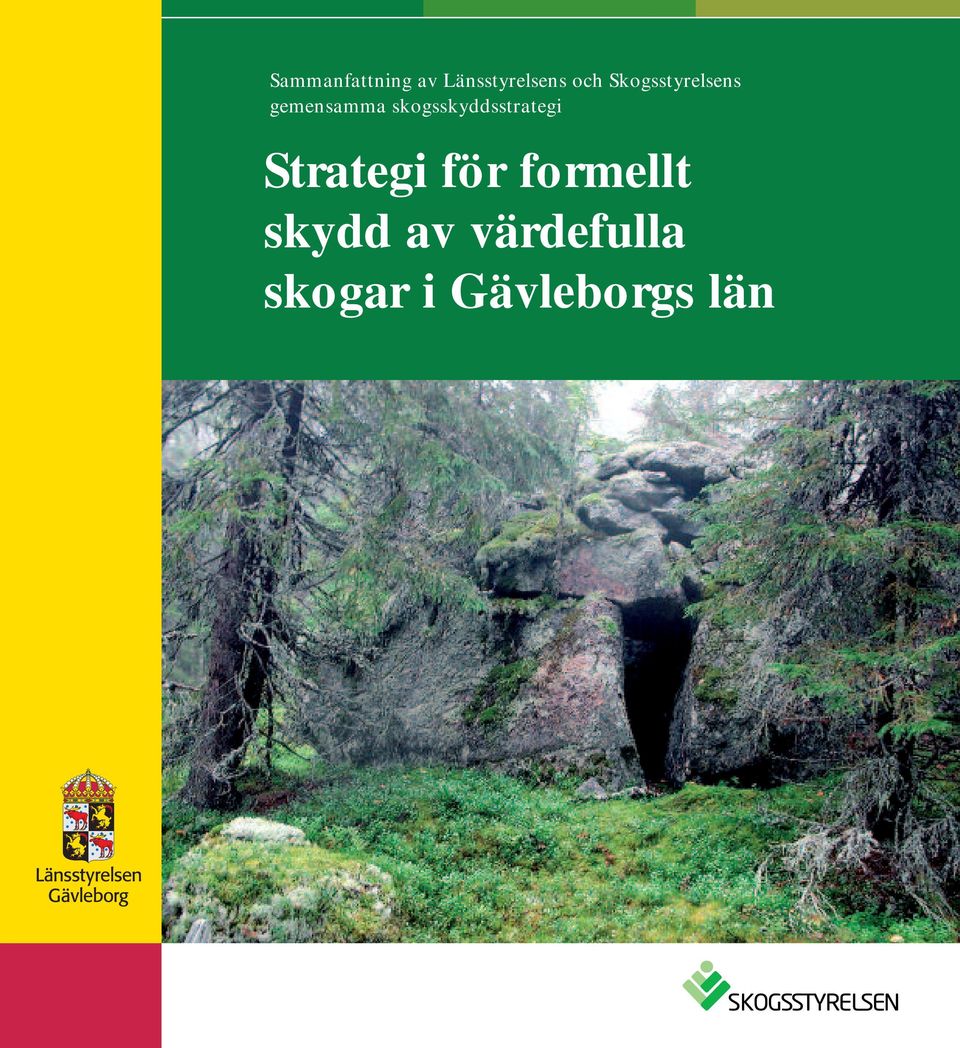 skogsskyddsstrategi Strategi för