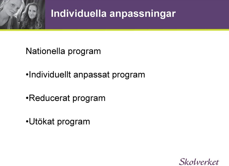 Individuellt anpassat