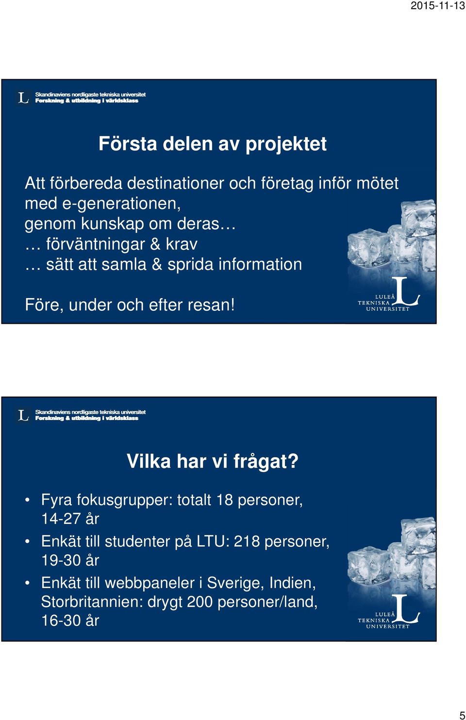 Vilka har vi frågat?