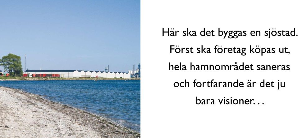 hela hamnområdet saneras och