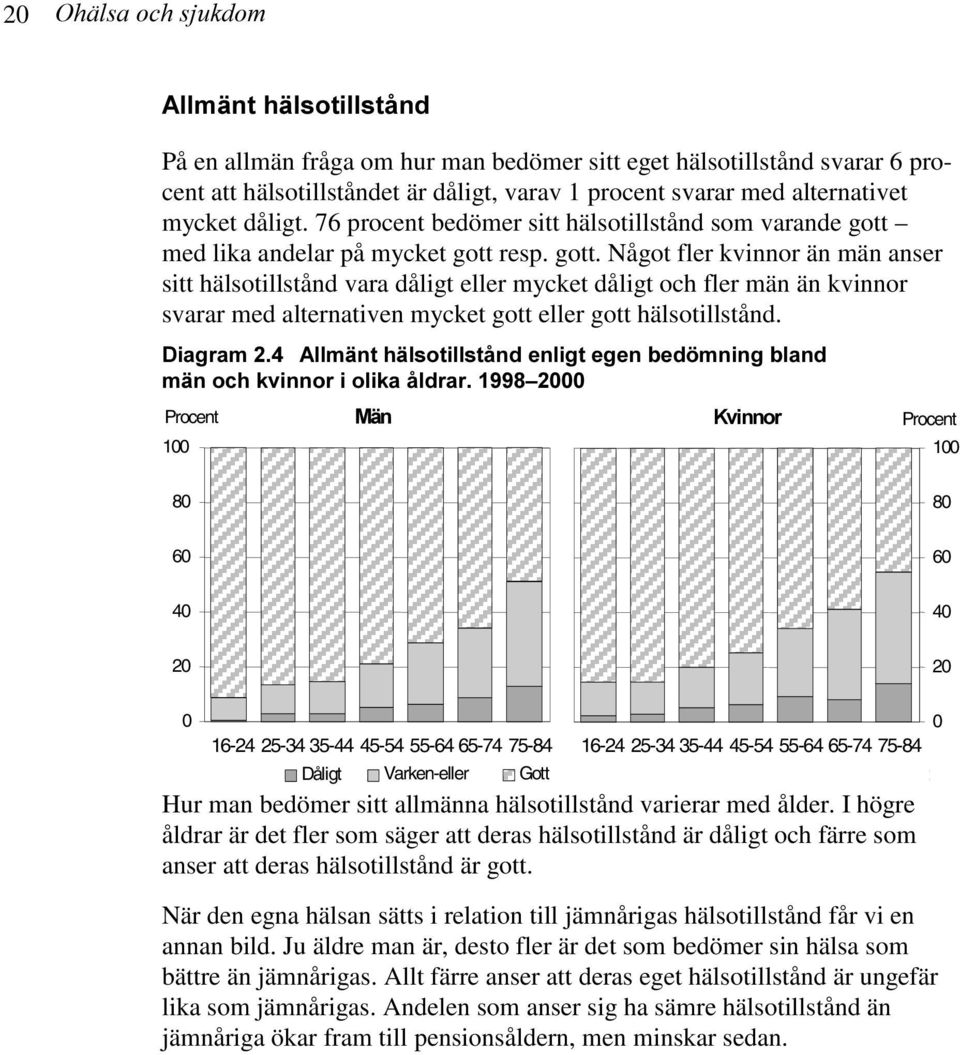 med lika andelar på mycket gott 