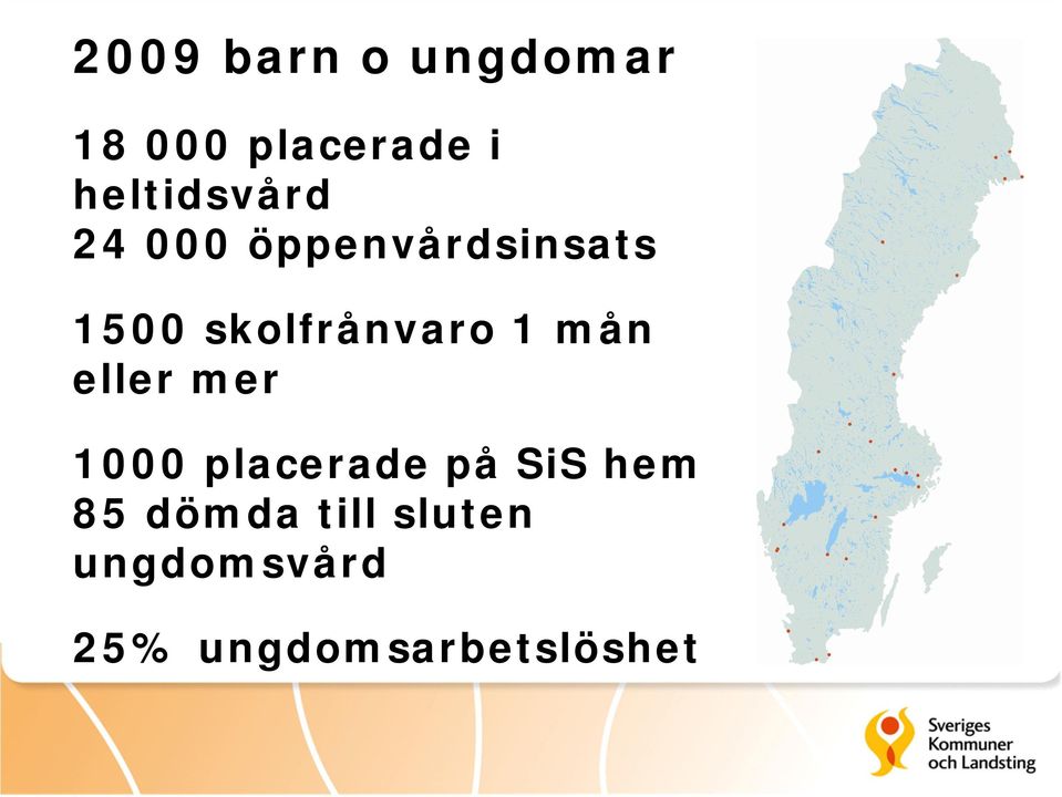 skolfrånvaro 1 mån eller mer 1000 placerade på