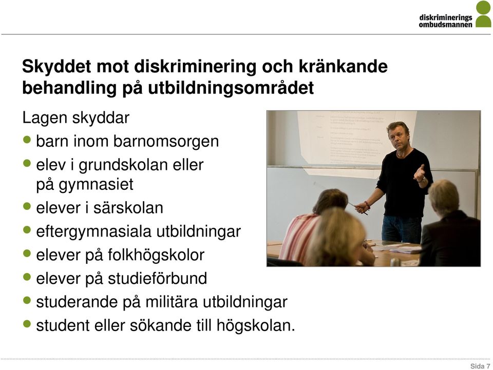 särskolan eftergymnasiala utbildningar elever på folkhögskolor elever på