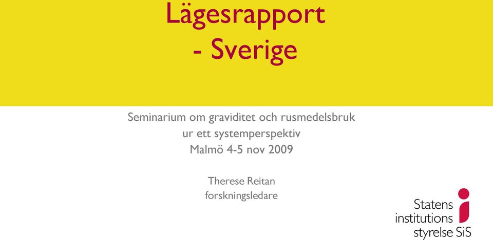 ett systemperspektiv Malmö 4-5 nov