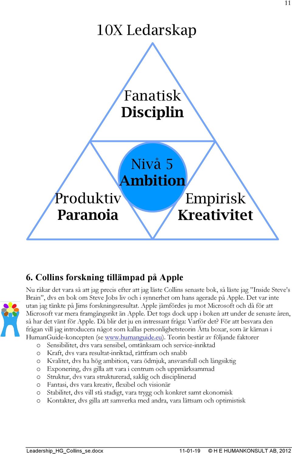 hans agerade på Apple. Det var inte utan jag tänkte på Jims forskningsresultat. Apple jämfördes ju mot Microsoft och då för att Microsoft var mera framgångsrikt än Apple.