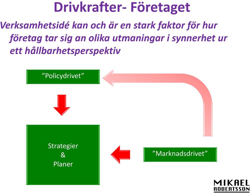 utmaningar i synnerhet ur ett