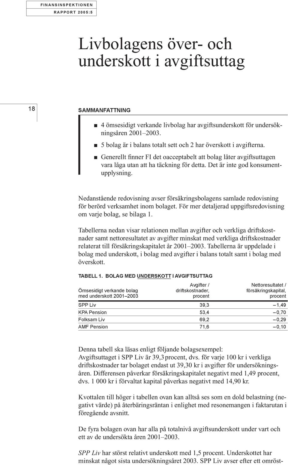 Det är inte god konsumentupplysning. Nedanstående redovisning avser försäkringsbolagens samlade redovisning för berörd verksamhet inom bolaget.