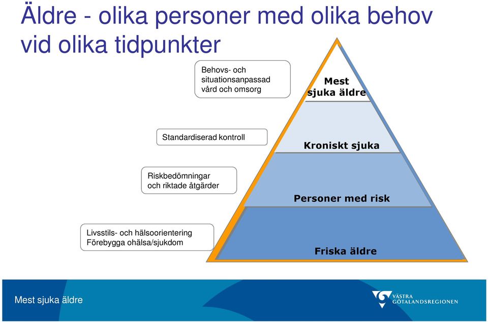 kontroll Kroniskt sjuka Riskbedömningar och riktade åtgärder Personer