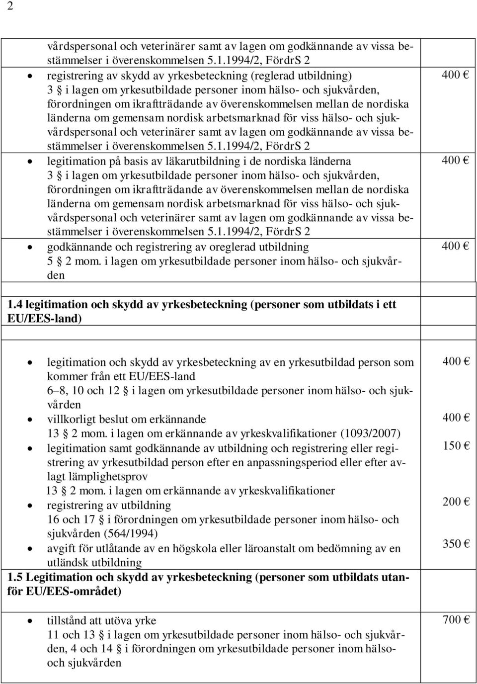 mellan de nordiska länderna om gemensam nordisk arbetsmarknad för viss hälso- och sjukvårdspersonal och veterinärer samt av lagen om godkännande av vissa bestämmelser i överenskommelsen 5.1.