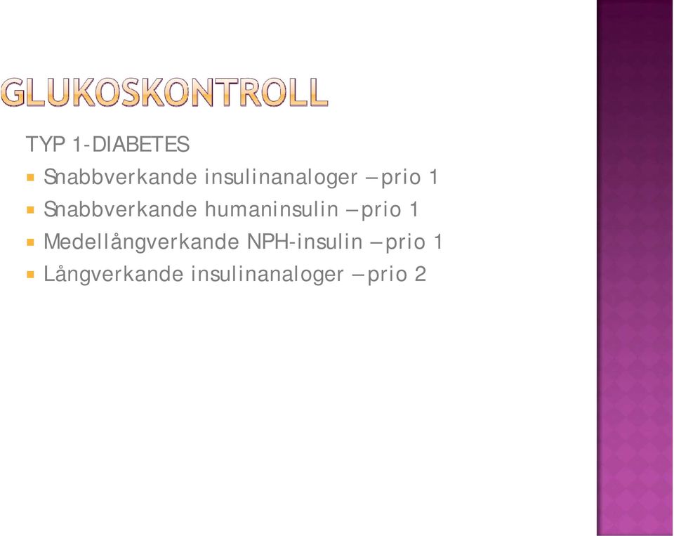 humaninsulin prio 1 Medellångverkande