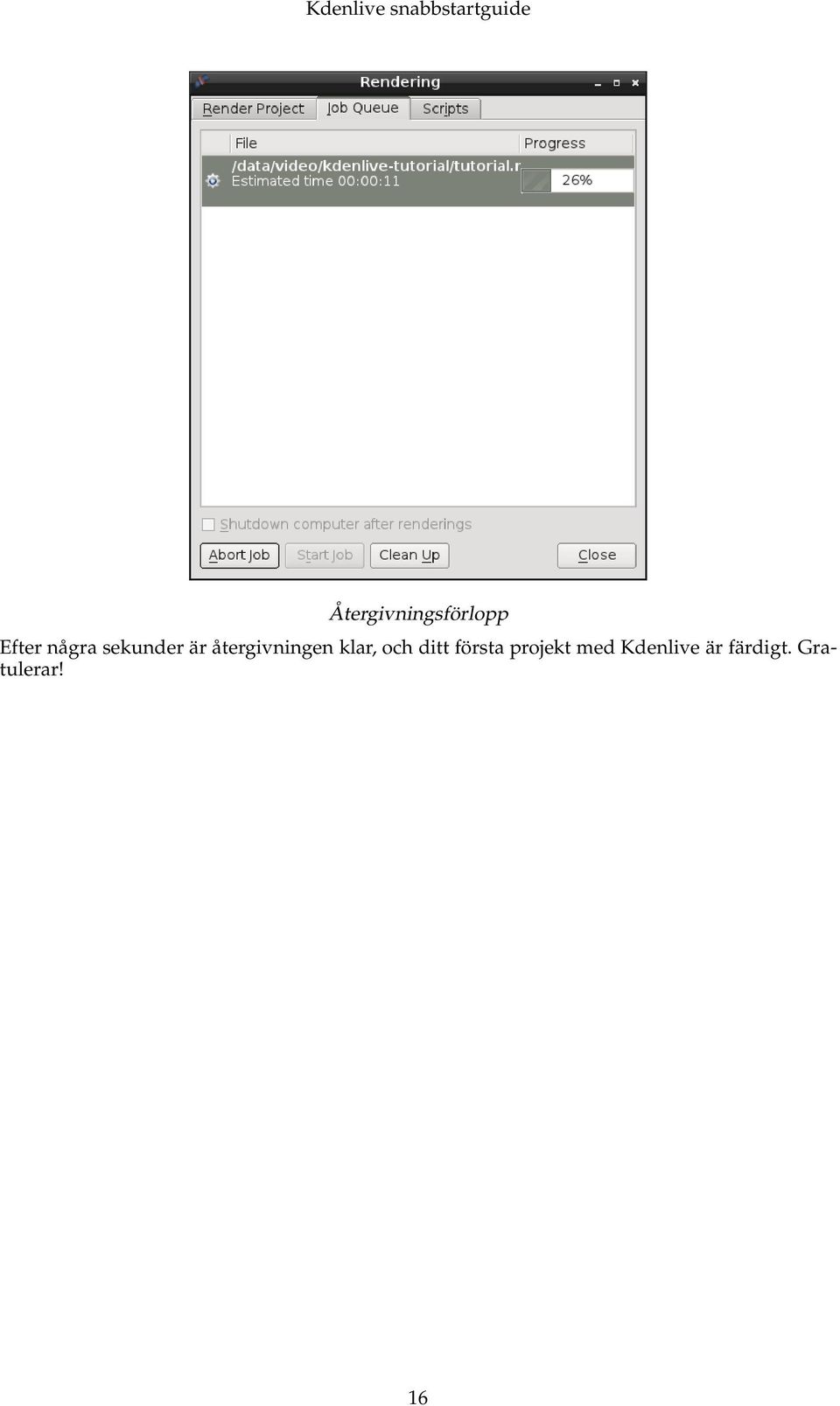 och ditt första projekt med