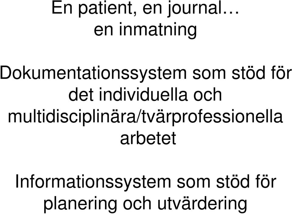 individuella och