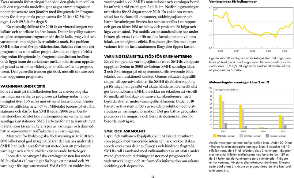 Det är betydligt svårare att göra temperaturprognoser när det är kallt, svag vind och variationer i molnighet över snötäckt mark. Ett problem SMHI delar med övriga väderinstitut.