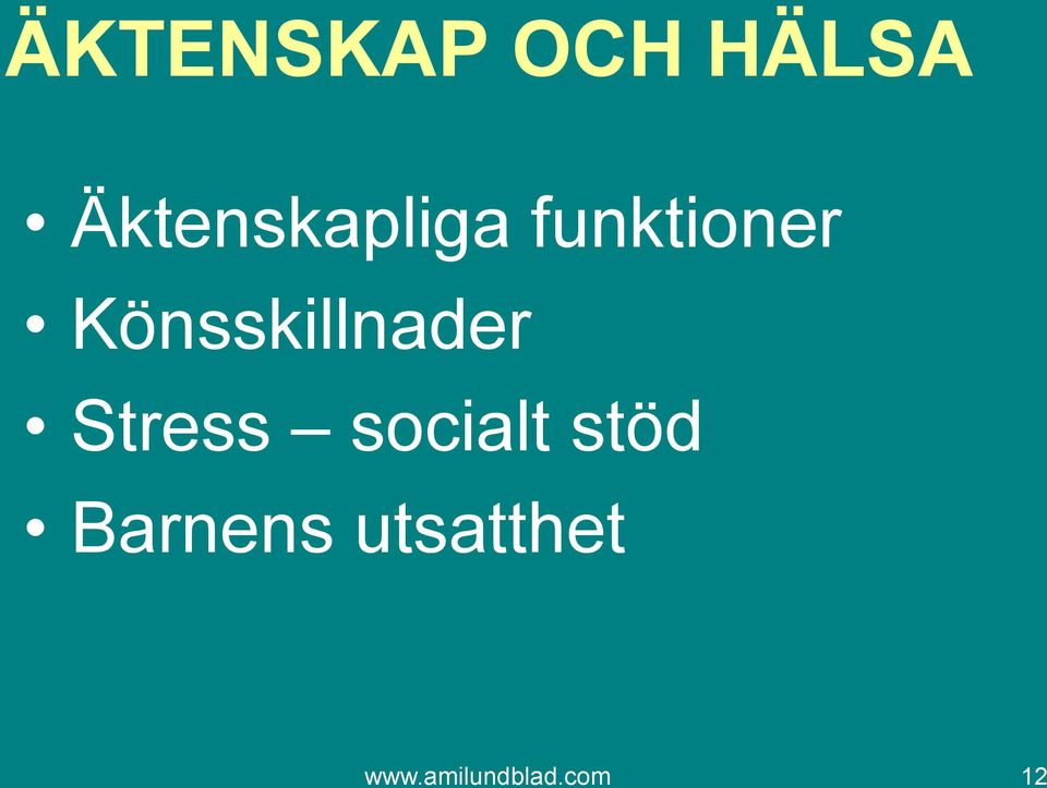 Könsskillnader Stress socialt