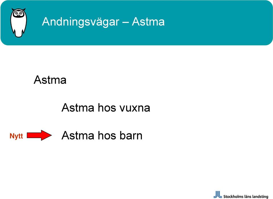 Astma hos vuxna