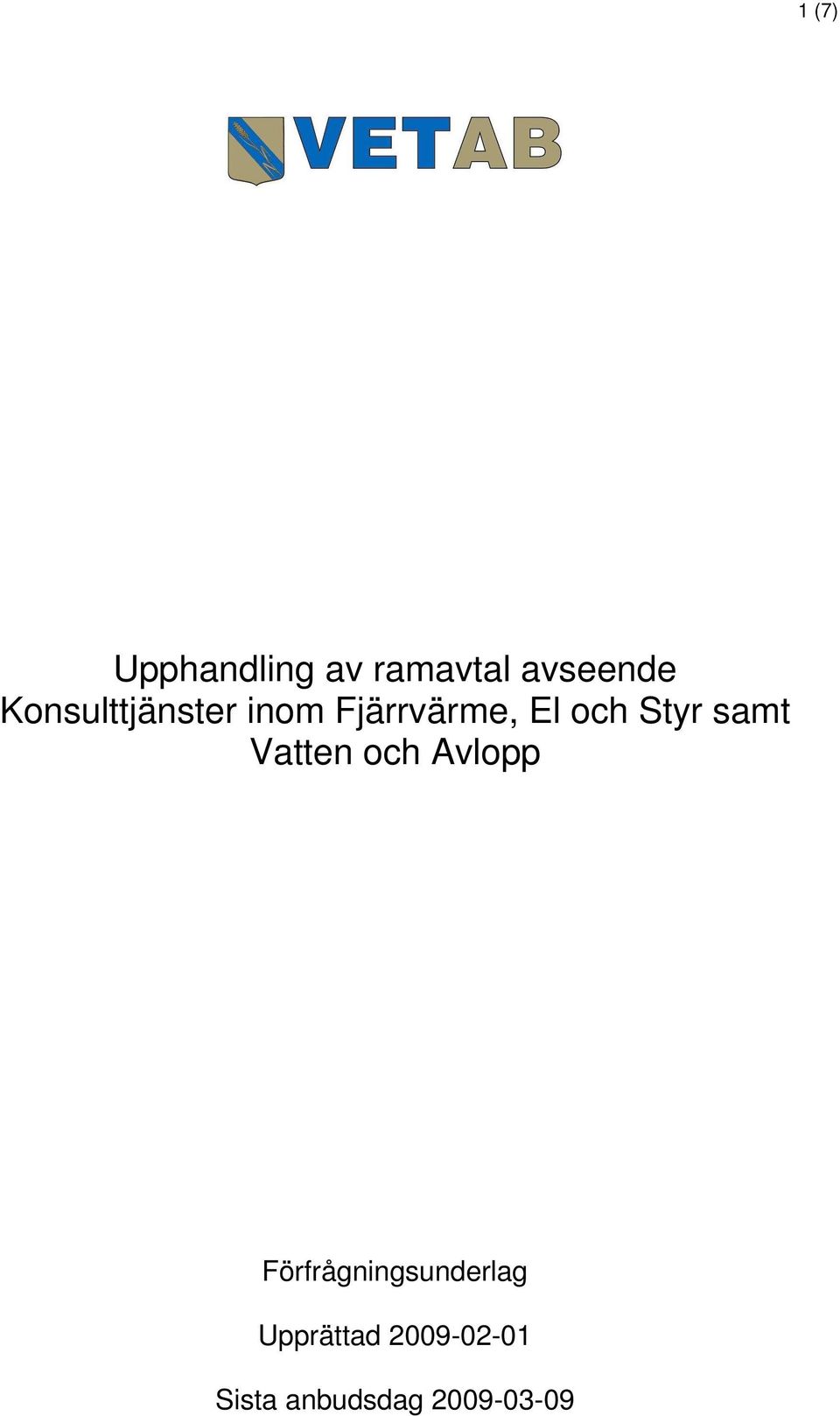 Styr samt Vatten och Avlopp