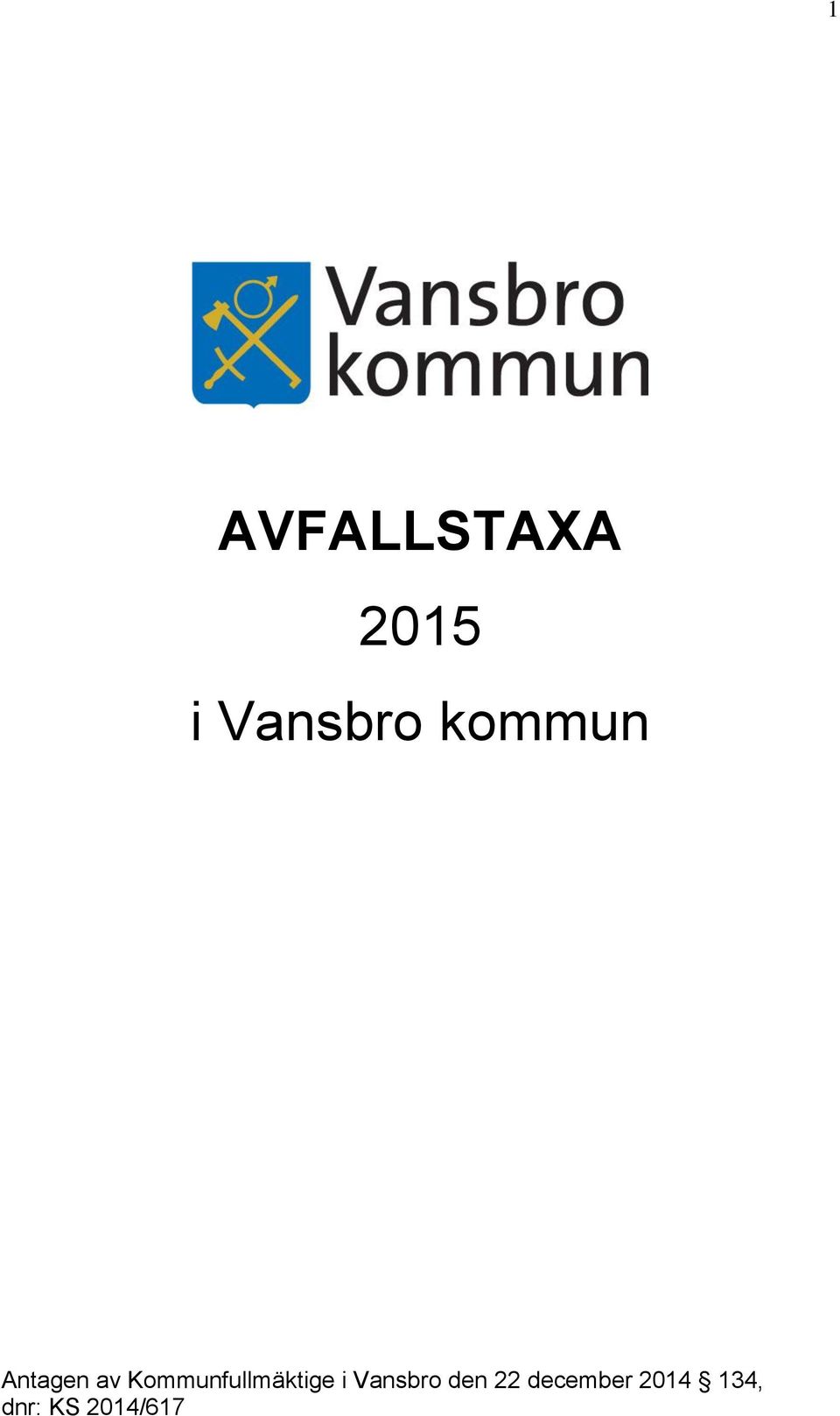 Kommunfullmäktige i Vansbro