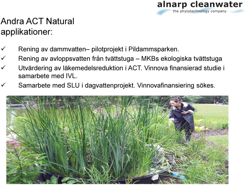 Rening av avloppsvatten från tvättstuga MKBs ekologiska tvättstuga