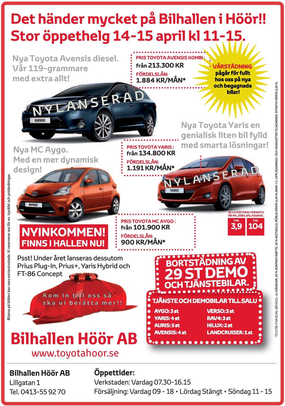 Nya MC Aygo. Med en mer dynamisk design!