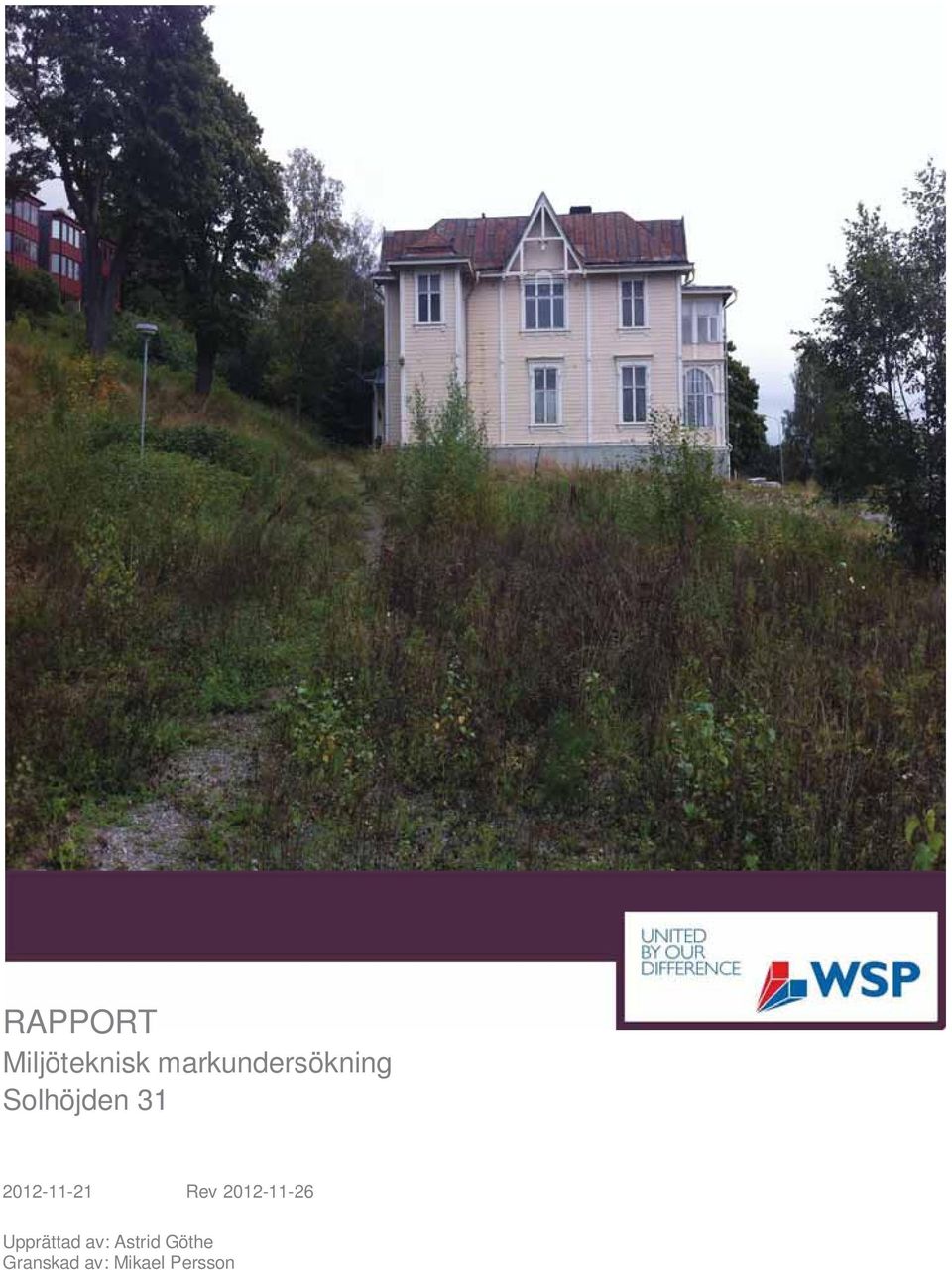 Upprättad av: Astrid