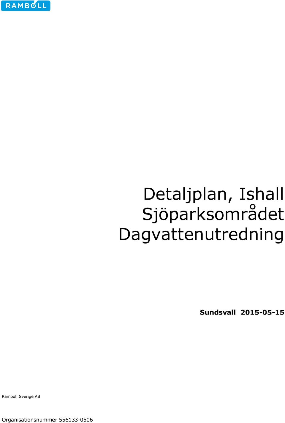 Dagvattenutredning Sundsvall