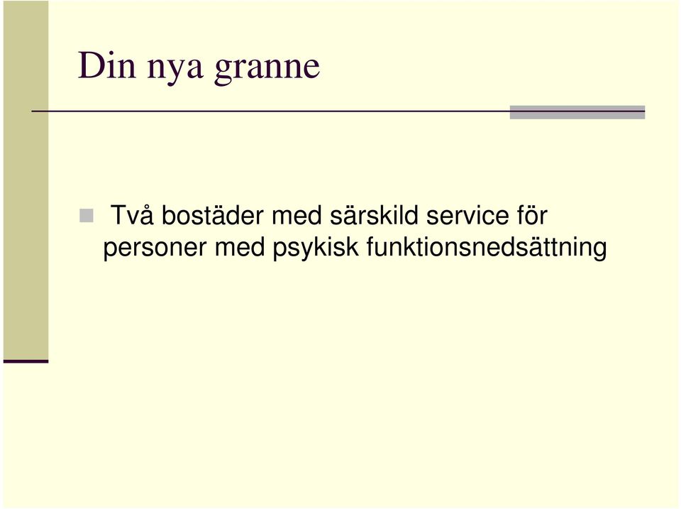 service för personer