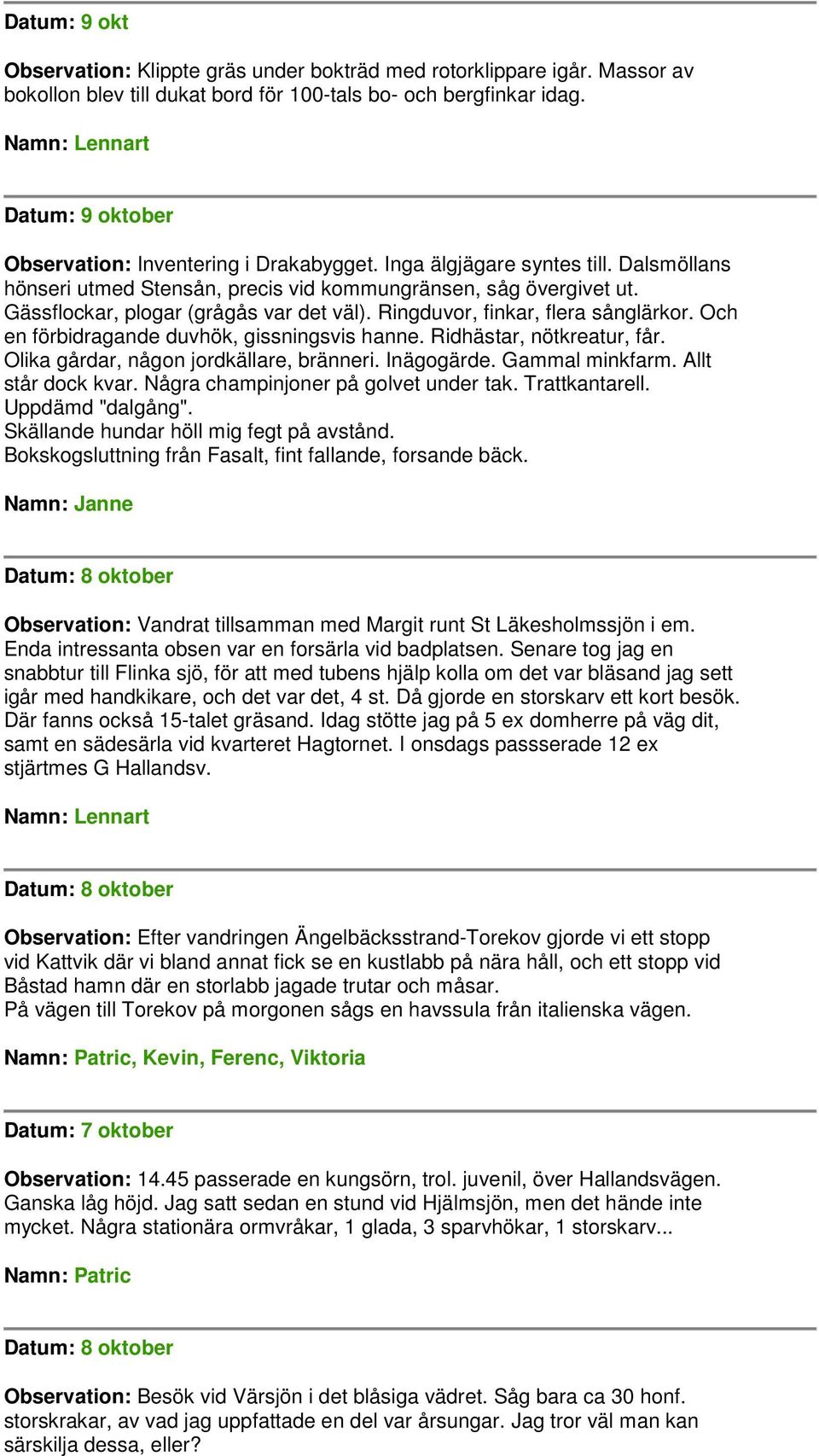 Gässflockar, plogar (grågås var det väl). Ringduvor, finkar, flera sånglärkor. Och en förbidragande duvhök, gissningsvis hanne. Ridhästar, nötkreatur, får. Olika gårdar, någon jordkällare, bränneri.