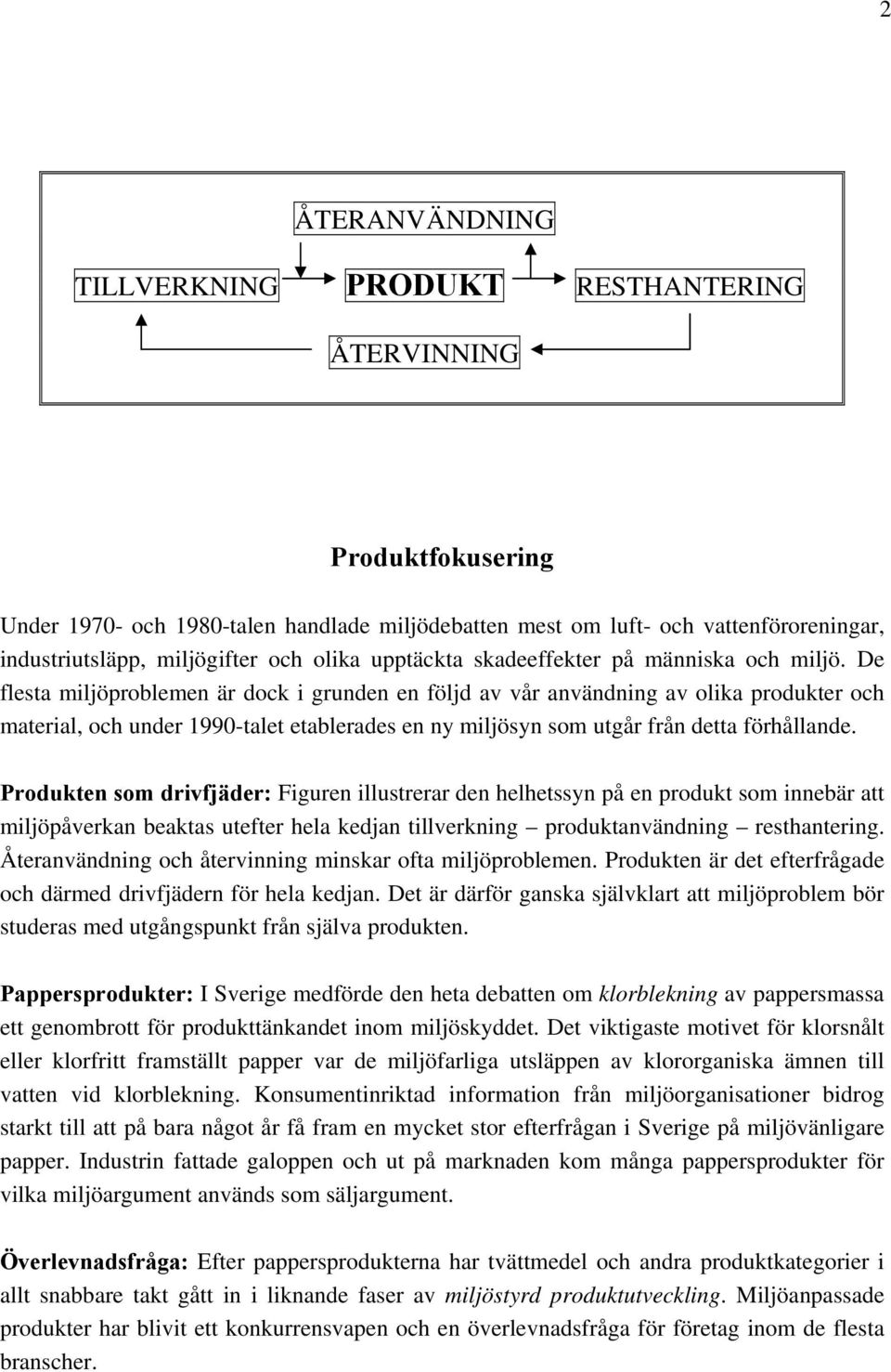 KEMISK MILJÖVETENSKAP. 6.e upplagan 2006 PRODUKTER - PDF Gratis nedladdning