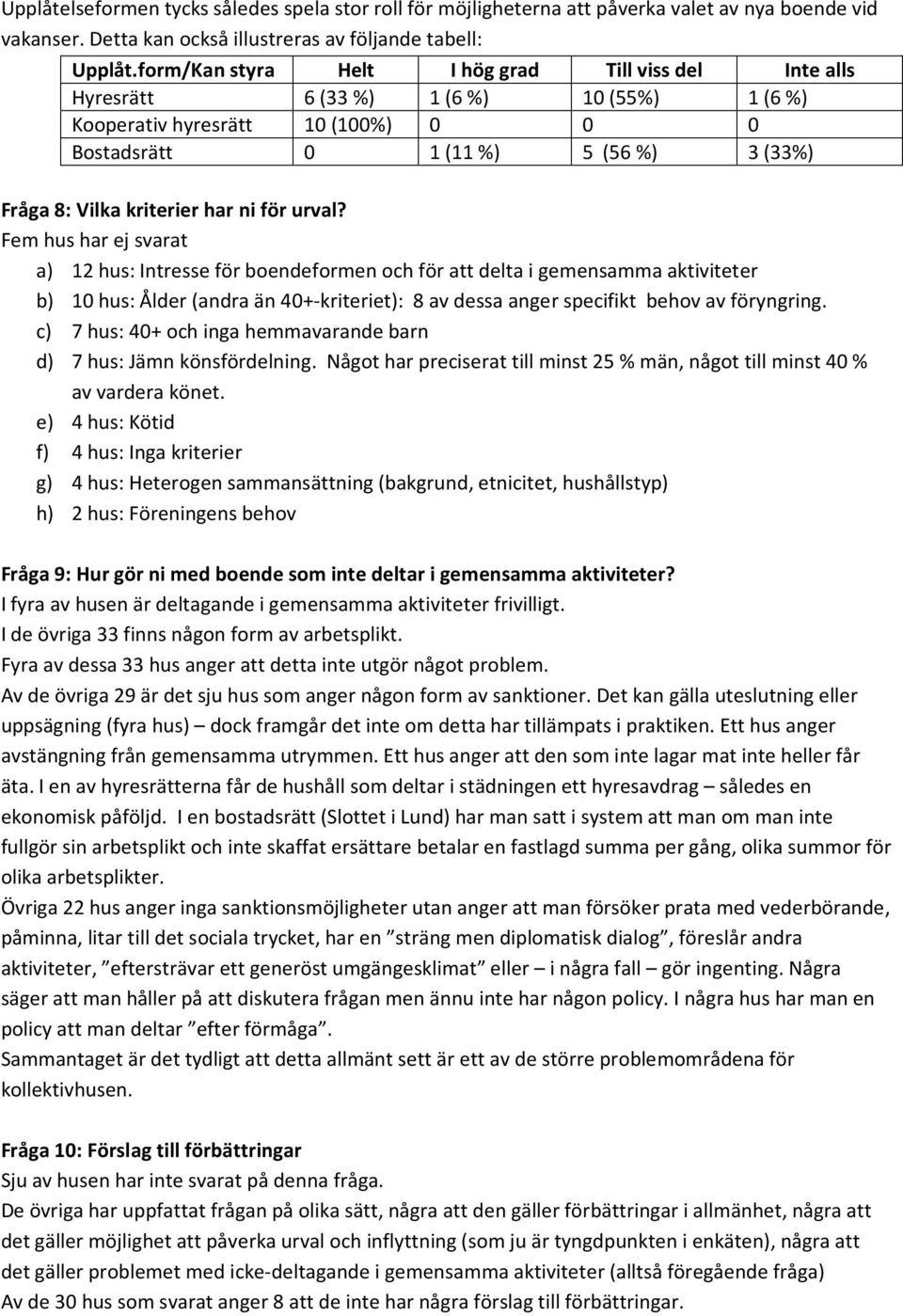 ni för urval?