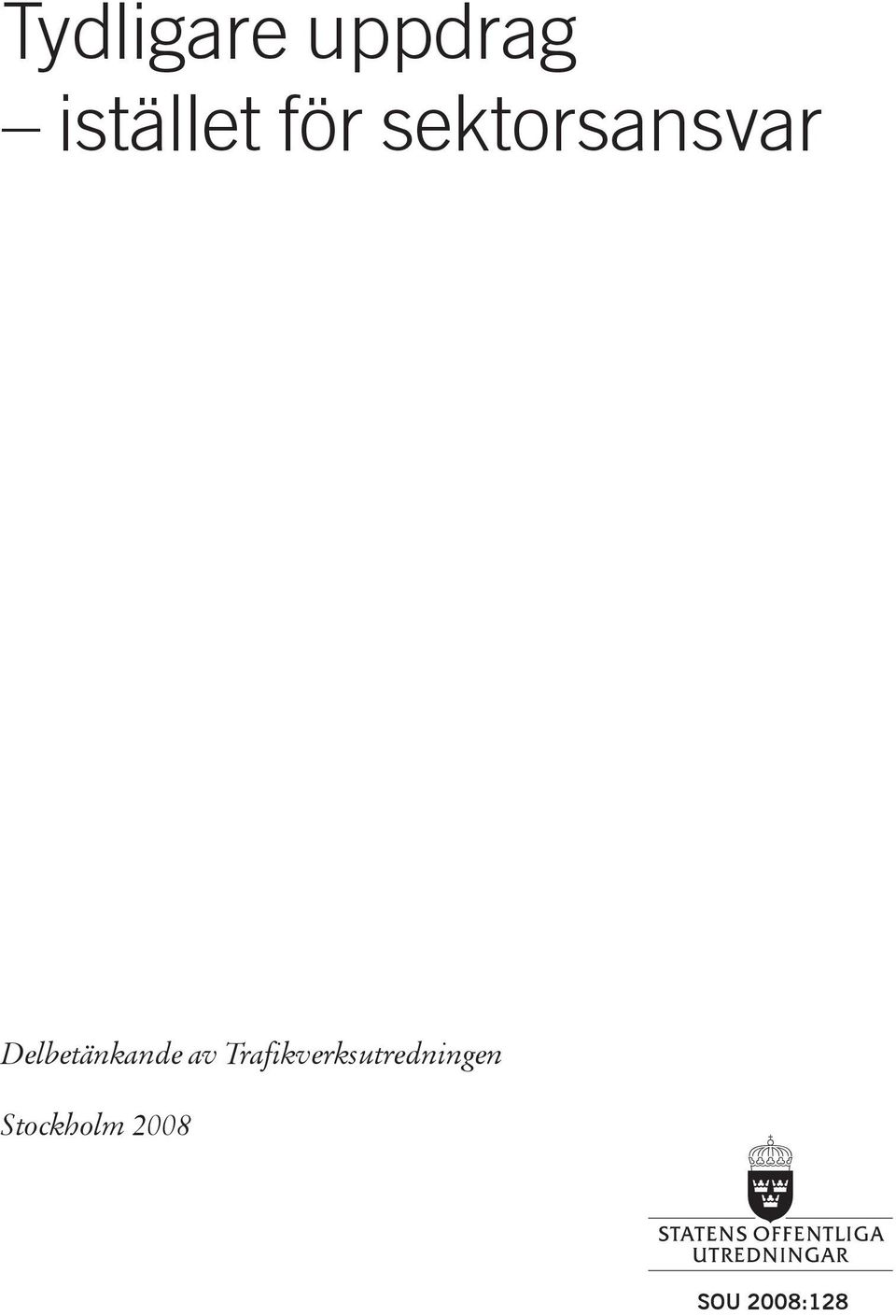 Delbetänkande av