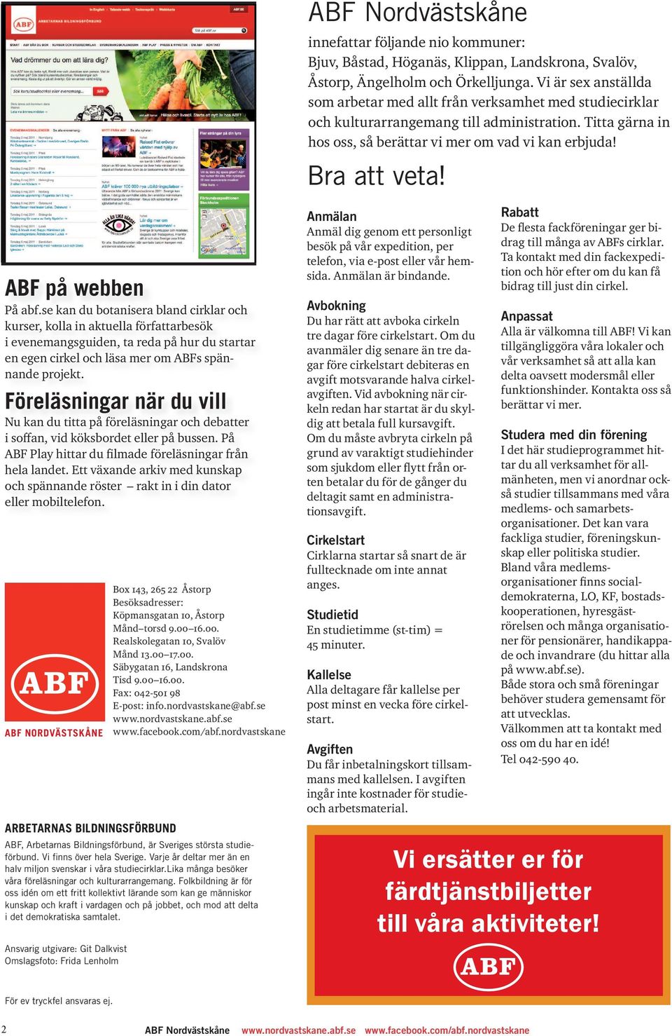 ABF på webben På abf.