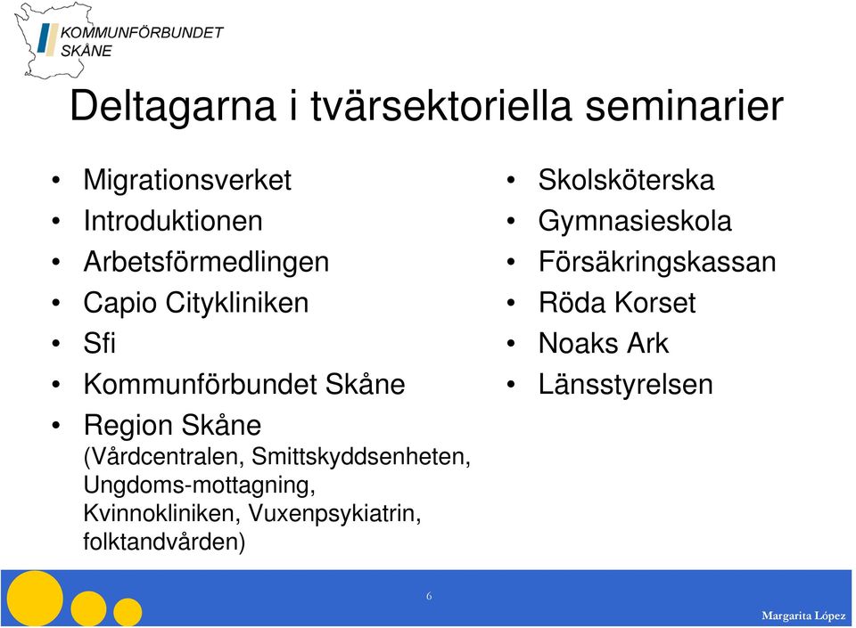 (Vårdcentralen, Smittskyddsenheten, Ungdoms-mottagning, Kvinnokliniken,