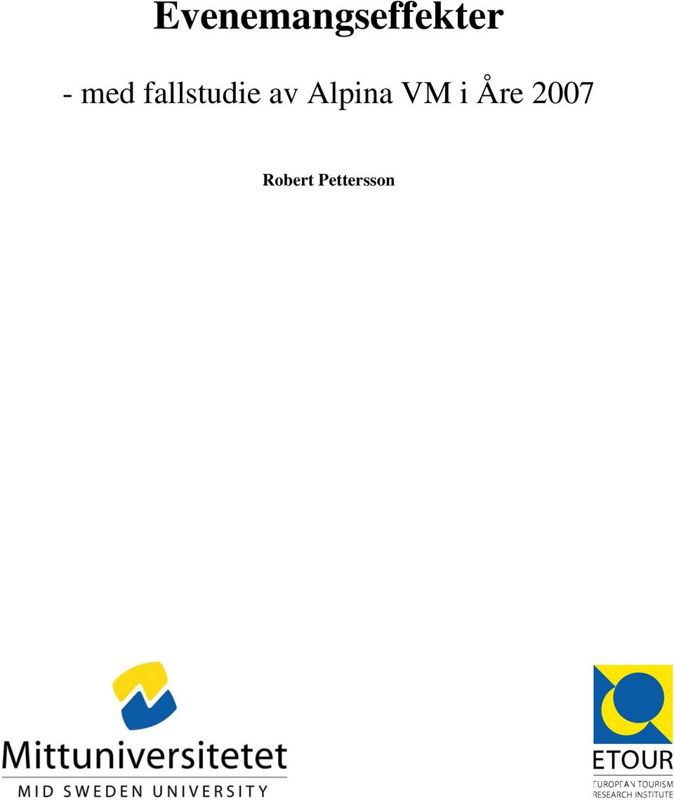 Alpina VM i Åre