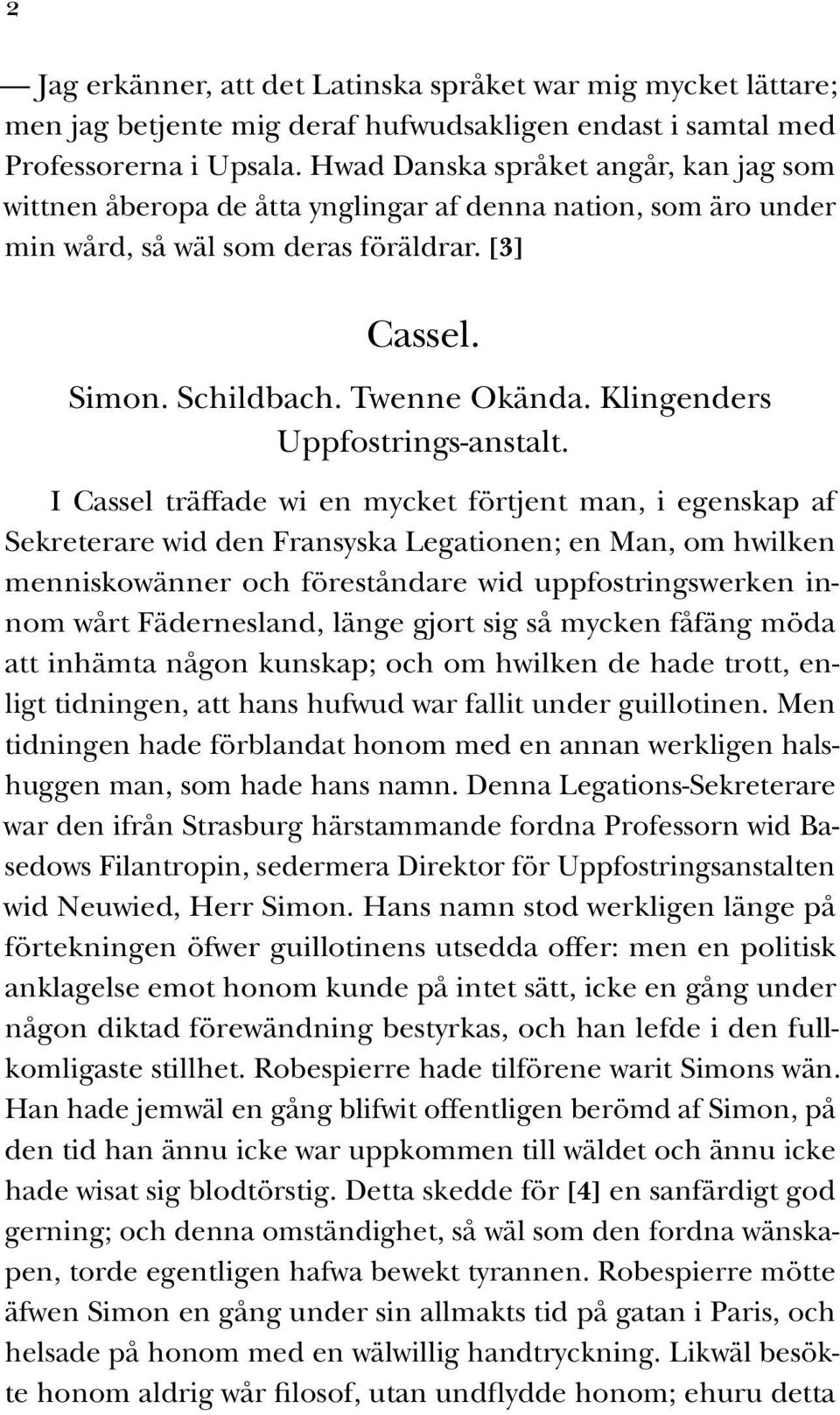 Klingenders Uppfostrings-anstalt.
