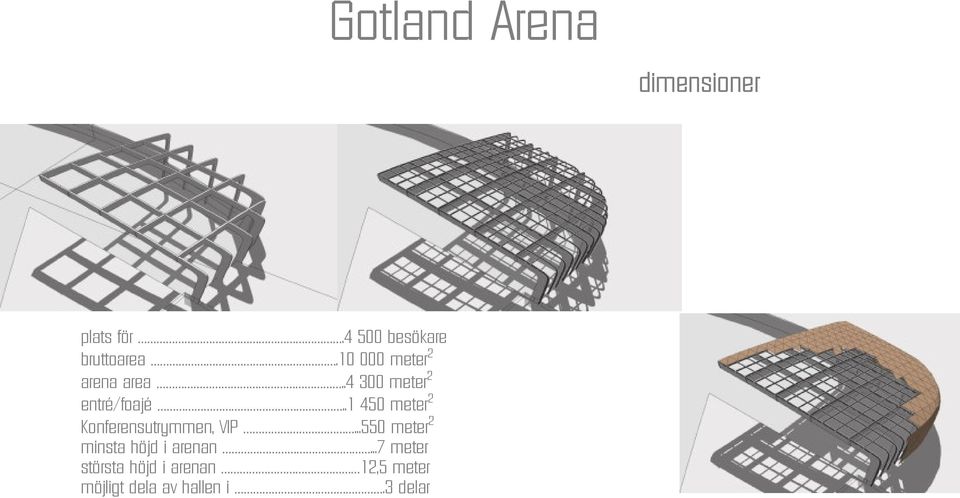 .1 450 meter 2 Konferensutrymmen, VIP.