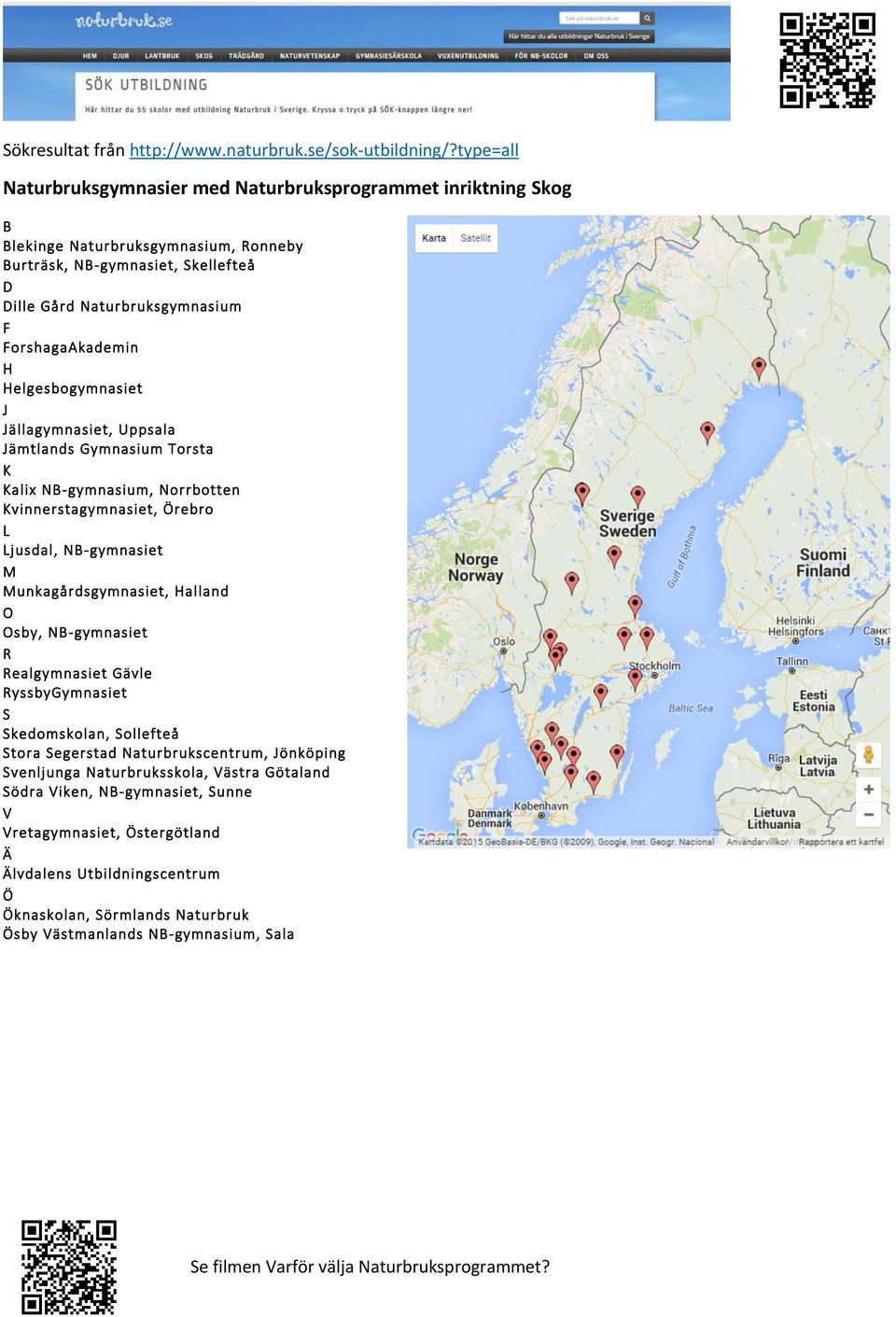 ForshagaAkademin elgesbogymnasiet ämtlands Gymnasium orsta alix N-gymnasium, Norrbotten vinnerstagymnasiet, rebro jusdal, N-gymnasiet M Munkagårdsgymnasiet, alland O Osby,