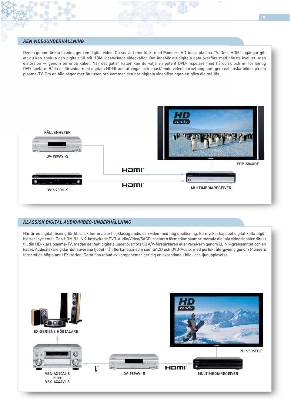 När det gäller källor kan du välja en potent DVD-inspelare med hårddisk och en förnämlig DVD-spelare.