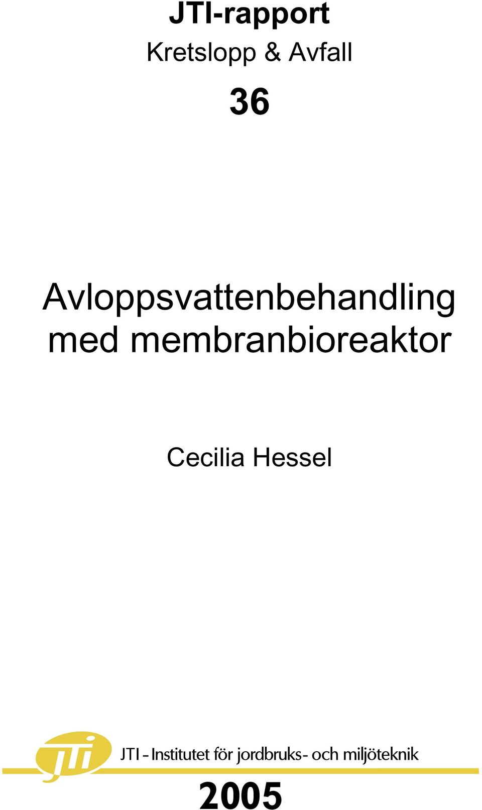 Avloppsvattenbehandling