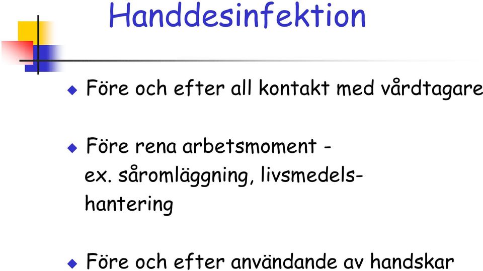 arbetsmoment - ex.