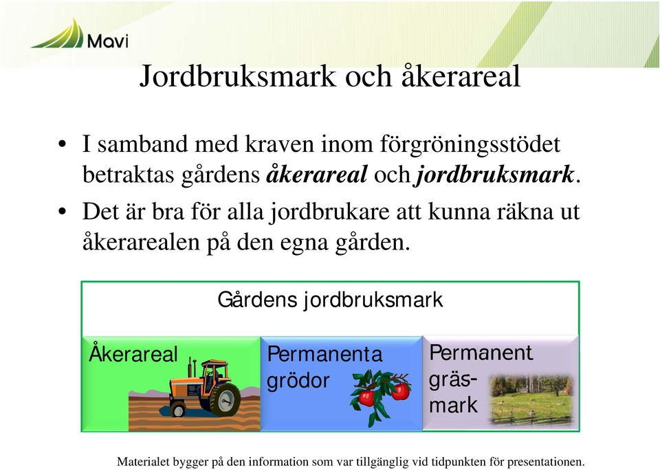 Det är bra för alla jordbrukare att kunna räkna ut åkerarealen på