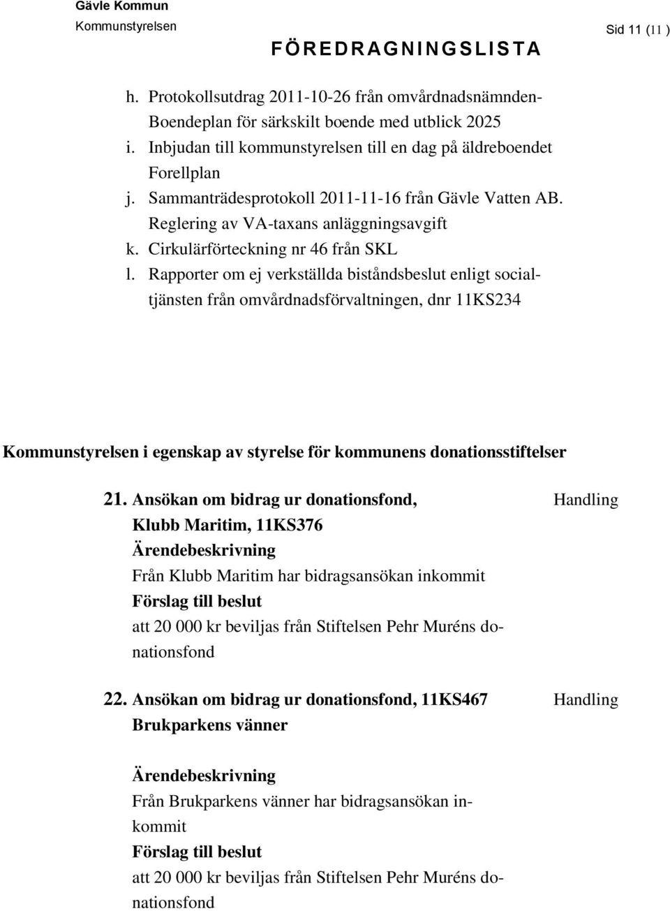 Cirkulärförteckning nr 46 från SKL l.