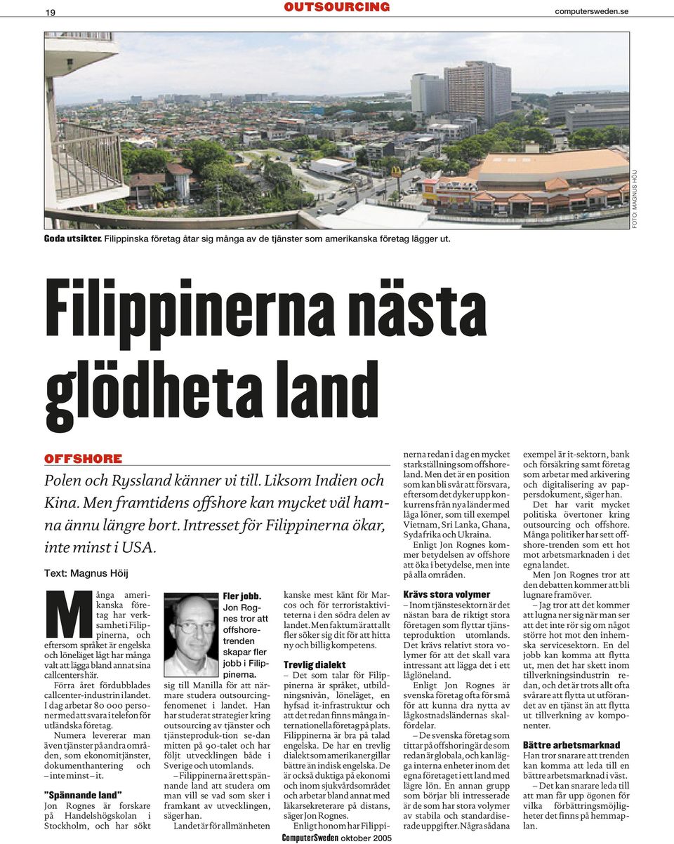 Intresset för Filippinerna ökar, inte minst i USA.