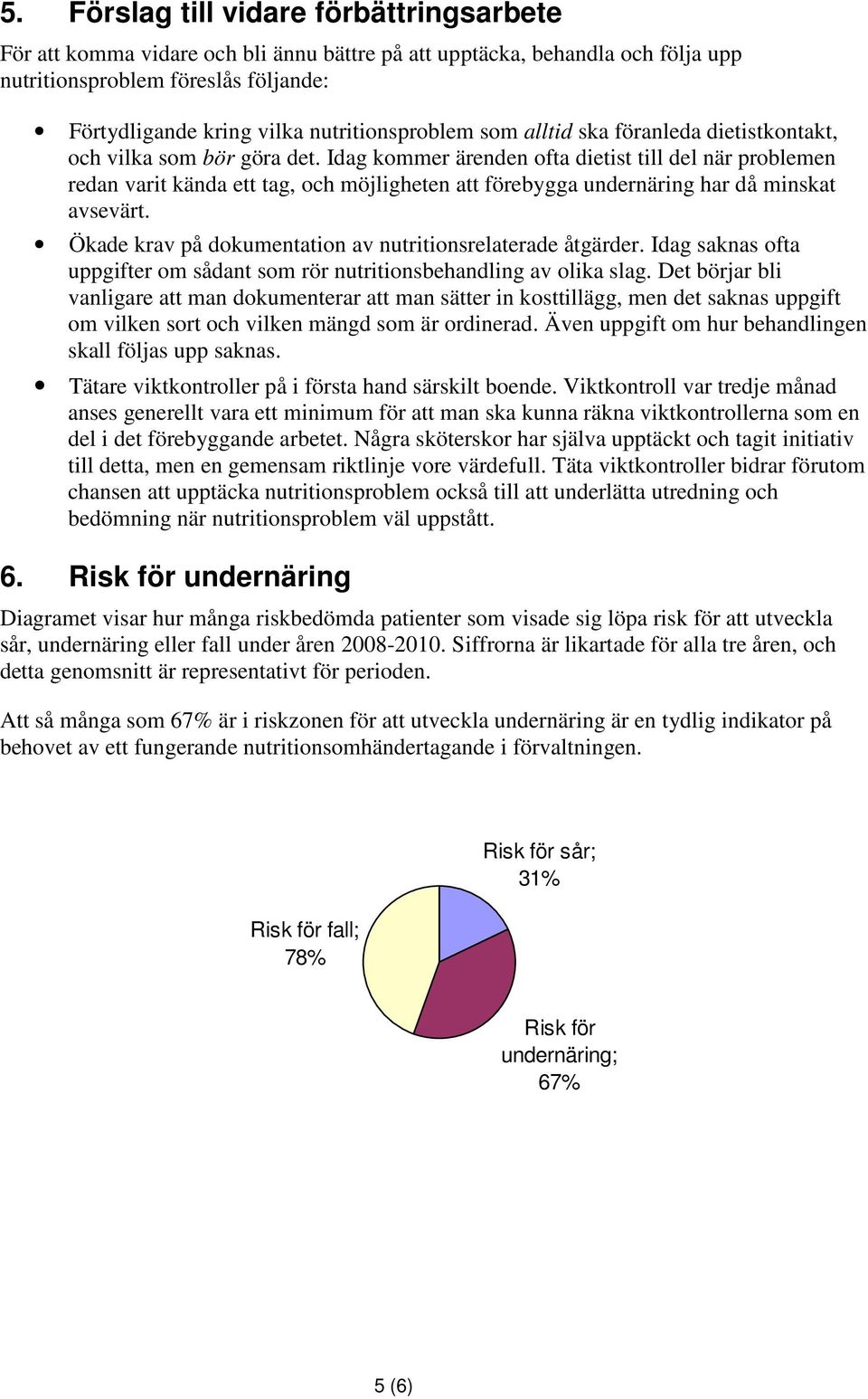 Idag kommer ärenden ofta dietist till del när problemen redan varit kända ett tag, och möjligheten att förebygga undernäring har då minskat avsevärt.