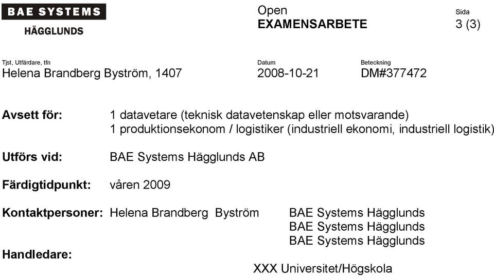 produktionsekonom / logistiker (industriell ekonomi, industriell logistik) AB