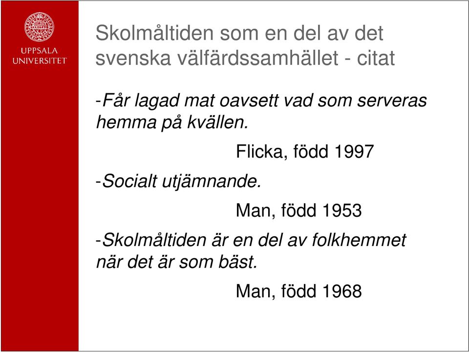 -Socialt S i utjämnande.