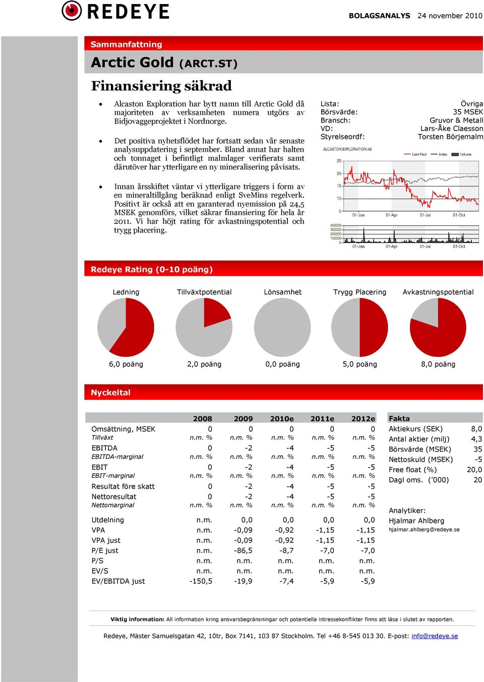 Det positiva nyhetsflödet har fortsatt sedan vår senaste analysuppdatering i september.