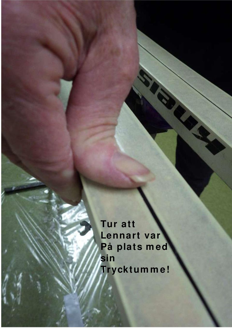 På plats