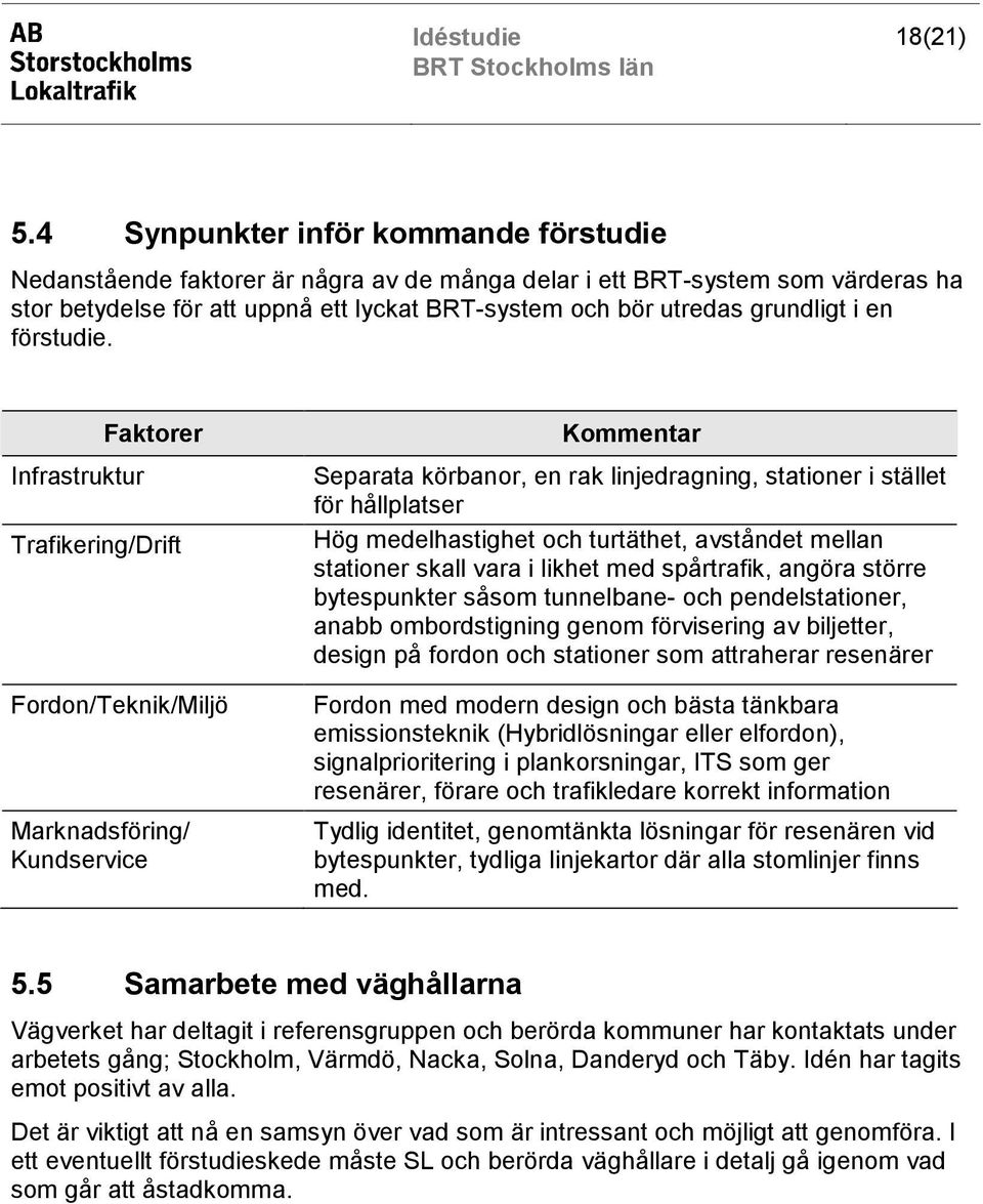 en förstudie.