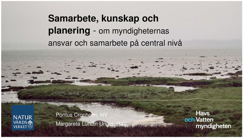 samarbete på central nivå Pontus