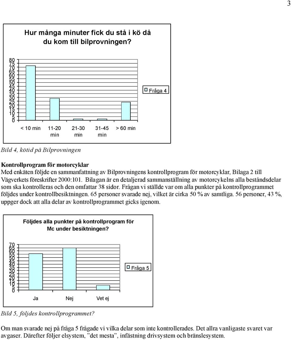 kontrollprogram för motorcyklar, Bilaga 2 till Vägverkets föreskrifter 2:1. Bilagan är en detaljerad sammanställning av motorcykelns alla beståndsdelar som ska kontrolleras och den omfattar 38 sidor.